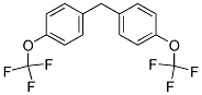 1-(TRIFLUOROMETHOXY)-4-[4-(TRIFLUOROMETHOXY)BENZYL]BENZENE Struktur