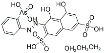 ARSENAZO I TRIHYDRATE Struktur