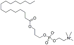 1-PALMITOYL-PROPANEDIOL-3-PHOSPHOCHOLINE Struktur