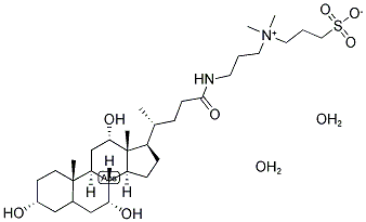 3-[(3-CHOLAMIDOPROPYL)DIMETHYLAMMONIO]-1-PROPANESULFONATE HYDRATE Struktur