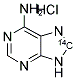 ADENINE HYDROCHLORIDE, [8-14C] Struktur