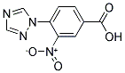 3-NITRO-4-(1H-1,2,4-TRIAZOL-1-YL)BENZENECARBOXYLIC ACID Struktur