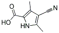 4-CYANO-3,5-DIMETHYL-1H-PYRROLE-2-CARBOXYLIC ACID Struktur