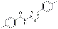 (4-METHYLPHENYL)-N-(4-(4-METHYLPHENYL)(2,5-THIAZOLYL))FORMAMIDE Struktur