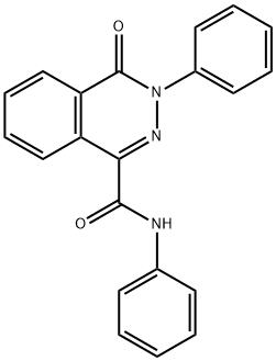 4-OXO-N,3-DIPHENYL-3,4-DIHYDRO-1-PHTHALAZINECARBOXAMIDE Struktur