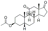 5-BETA-ANDROSTAN-3-BETA-OL-11,17-DIONE ACETATE Struktur