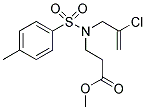 METHYL 3-((2-CHLOROALLYL)[(4-METHYLPHENYL)SULFONYL]AMINO)PROPANOATE Struktur