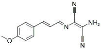 2-AMINO-1-(1-AZA-4-(4-METHOXYPHENYL)BUTA-1,3-DIENYL)ETHENE-1,2-DICARBONITRILE Struktur