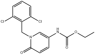 ETHYL N-[1-(2,6-DICHLOROBENZYL)-6-OXO-1,6-DIHYDRO-3-PYRIDINYL]CARBAMATE Struktur