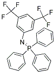 N1-(1,1,1-TRIPHENYL-LAMBDA5-PHOSPHANYLIDENE)-3,5-DI(TRIFLUOROMETHYL)ANILINE Struktur