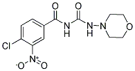 N-(4-CHLORO-3-NITROBENZOYL)-N'-MORPHOLINOUREA Struktur