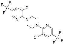 1,4-BIS(3-CHLORO-5-(TRIFLUOROMETHYL)-2-PYRIDYL)PIPERAZINE Struktur