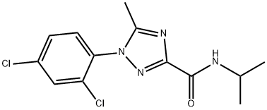 1-(2,4-DICHLOROPHENYL)-N-ISOPROPYL-5-METHYL-1H-1,2,4-TRIAZOLE-3-CARBOXAMIDE Struktur