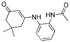 N-(2-((5,5-DIMETHYL-3-OXOCYCLOHEX-1-ENYL)AMINO)PHENYL)ETHANAMIDE Struktur