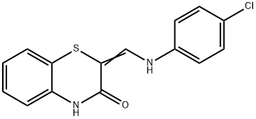 2-[(4-CHLOROANILINO)METHYLENE]-2H-1,4-BENZOTHIAZIN-3(4H)-ONE Struktur