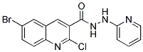 N'3-(2-PYRIDYL)-6-BROMO-2-CHLOROQUINOLINE-3-CARBOHYDRAZIDE Struktur