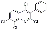 2,4,7,8-TETRACHLORO-3-PHENYLQUINOLINE Struktur