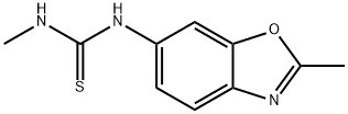 N-METHYL-N'-(2-METHYL-1,3-BENZOXAZOL-6-YL)THIOUREA Struktur