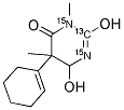 4-HYDROXYPHENOBARBITAL (2-13C, 1,3-15N2) Struktur