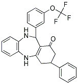 2,10-DIAZA-5-PHENYL-9-(3-(TRIFLUOROMETHOXY)PHENYL)TRICYCLO[9.4.0.0(3,8)]PENTADECA-1(11),3(8),12,14-TETRAEN-7-ONE Struktur