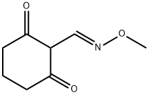 2,6-DIOXOCYCLOHEXANECARBALDEHYDE O-METHYLOXIME Struktur