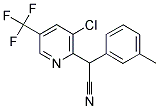 2-[3-CHLORO-5-(TRIFLUOROMETHYL)-2-PYRIDINYL]-2-(3-METHYLPHENYL)ACETONITRILE Struktur