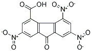 2,5,7-TRINITRO-9-OXO-9H-FLUORENE-4-CARBOXYLIC ACID Struktur