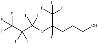 4,5,5,5-TETRAFLUORO-4-(HEPTAFLUOROPROPOXY)-1-PENTANOL Struktur