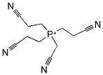 TRI(2-CYANOETHYL)(CYANOMETHYL)PHOSPHONIUM Struktur