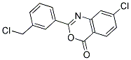 7-CHLORO-2-[3-(CHLOROMETHYL)PHENYL]-4H-3,1-BENZOXAZIN-4-ONE Struktur