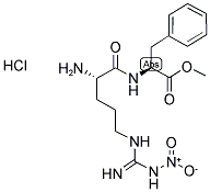 H-ARG(NO2)-PHE-OME HCL Struktur