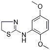 (4,5-DIHYDRO-THIAZOL-2-YL)-(2,5-DIMETHOXY-PHENYL)-AMINE Struktur