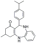 2,10-DIAZA-5-METHYL-9-(4-(ISOPROPYL)PHENYL)TRICYCLO[9.4.0.0(3,8)]PENTADECA-1(11),3(8),12,14-TETRAEN-7-ONE Struktur