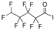 5H-OCTAFLUOROPENTANOYL IODIDE Struktur