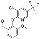 2-(3-CHLORO-5-(TRIFLUOROMETHYL)(2-PYRIDYL)OXY)-3-METHOXYBENZALDEHYDE Struktur