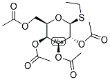 ETHYL 2,3,4,6-TETRA-O-ACETYL-1-THIO-BETA-D-GALACTOPYRANOSIDE Struktur