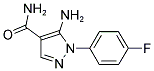 5-AMINO-1-(4-FLUOROPHENYL)-1H-PYRAZOLE-4-CARBOXAMIDE Struktur