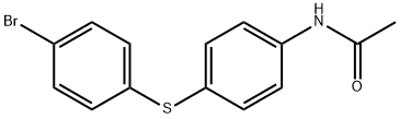 N-(4-[(4-BROMOPHENYL)SULFANYL]PHENYL)ACETAMIDE Struktur