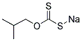 SODIUM ISOBUTYL XANTHATE Struktur