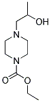 ETHYL 4-(2-HYDROXYPROPYL)PIPERAZINE-1-CARBOXYLATE Struktur