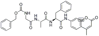 Z-GLY-ALA-PHE-AMC Struktur