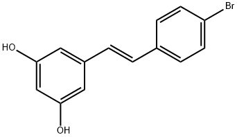 3,5-DIHYDROXY-4'-BROMOSTILBENE Struktur