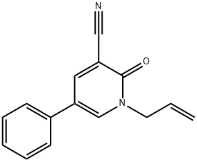 1-ALLYL-2-OXO-5-PHENYL-1,2-DIHYDRO-3-PYRIDINECARBONITRILE Struktur