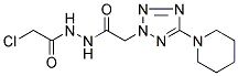 N'1-(2-CHLOROACETYL)-2-(5-PIPERIDINO-2H-1,2,3,4-TETRAAZOL-2-YL)ETHANOHYDRAZIDE Struktur