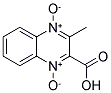 2-CARBOXY-3-METHYLQUINOXALINEDIIUM-1,4-DIOLATE Struktur