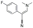 3-(DIMETHYLAMINO)-2-(4-FLUOROPHENYL)ACRYLONITRILE Struktur