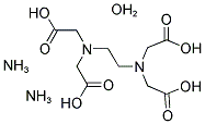 ETHYLENEDIAMINETETRAACETIC ACID DIAMMONIUM SALT HYDRATE Struktur