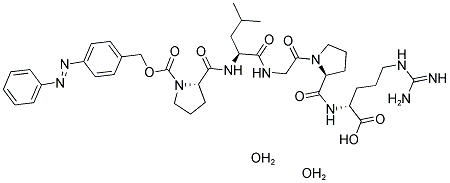 COLLAGENASE CHROMOPHORE-SUBSTRATE COMPONENT A Struktur