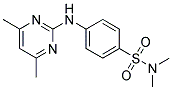 N4-(4,6-DIMETHYLPYRIMIDIN-2-YL)-N,N-DIMETHYL-4-AMINOBENZENESULPHONAMIDE Struktur