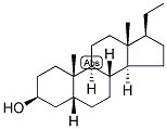 5-BETA-PREGNAN-3-BETA-OL Struktur